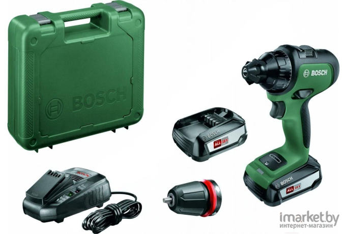 Дрель-шуруповерт Bosch AdvancedDrill 18 с 2-мя АКБ кейс [06039B5001]