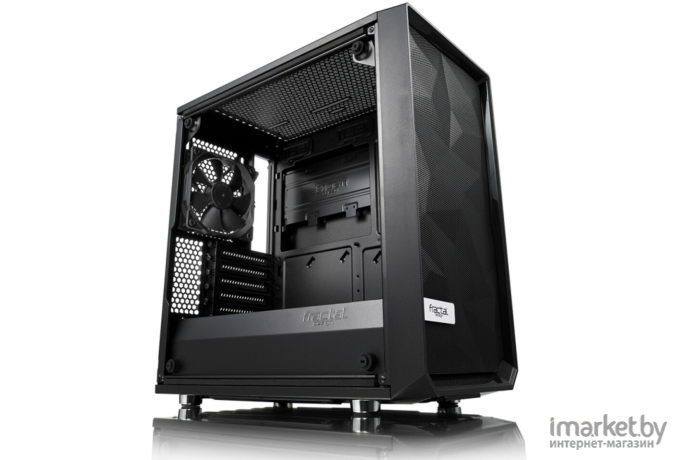 Корпус для компьютера Fractal Design Meshify Mini C TG без БП черный [FD-CA-MESH-C-MINI-BKO-TGD]