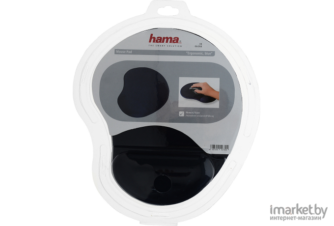 Коврик для мыши Hama H-54780 синий [00054780]