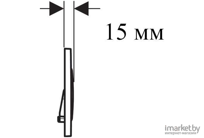 Система смыва Geberit Sigma 20 хром [115.882.JQ.1]