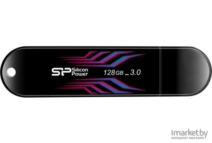 Usb flash Silicon-Power Blaze B10 128Gb черный [SP128GBUF3B10V1B]