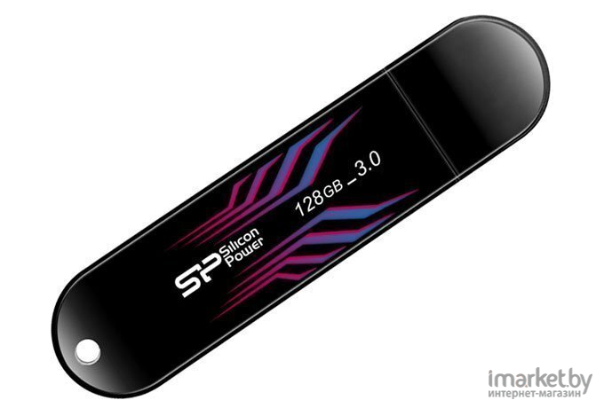 Usb flash Silicon-Power Blaze B10 128Gb черный [SP128GBUF3B10V1B]