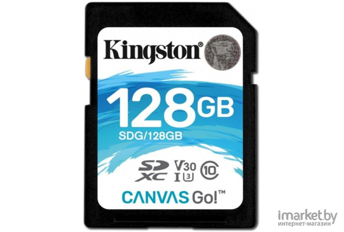 Карта памяти Kingston Canvas Go SDXC 128Gb [SDG/128GB]