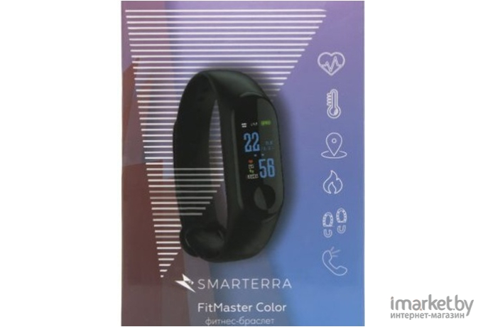 Фитнес-браслет Smarterra FitMaster Color TFT черный (SMFT-C01B)