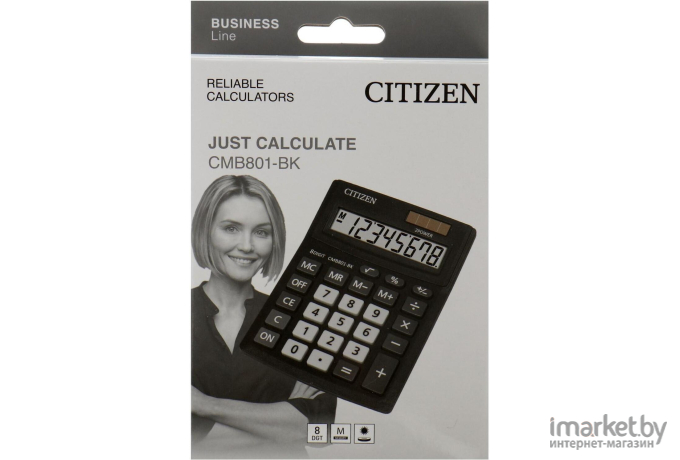 Калькулятор Citizen CMB801BK черный