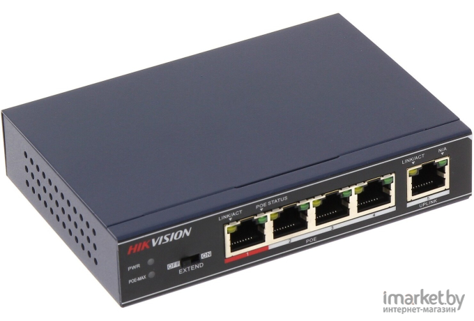 Коммутатор Hikvision DS-3E0105P-E