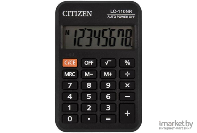 Калькулятор Citizen LC-110NR черный