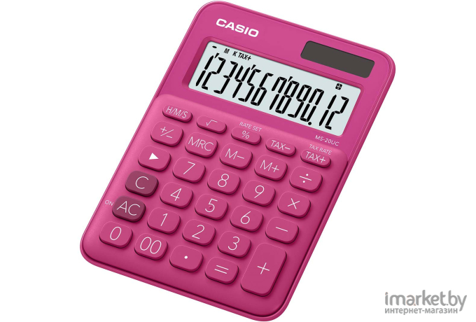Калькулятор Casio MS-20UC-RD-S-EC красный