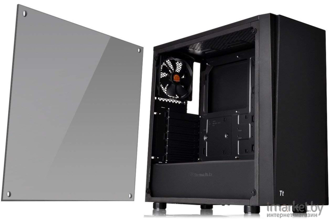 Корпус для компьютера Thermaltake Versa J21 TG без БП Black [CA-1K1-00 M1WN-00]