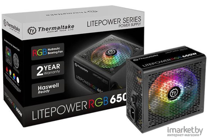 Блок питания Thermaltake Litepower 650W [PS-LTP-0650NHSANE-1]