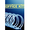 Пружина для переплета металлическая Office Kit OKPM916B черный