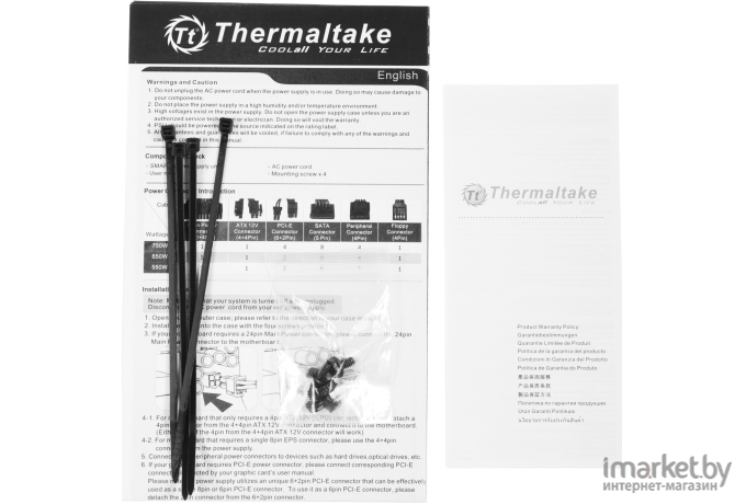 Блок питания Thermaltake Smart BX1 750W [PS-SPR-0750NHSABE-1]