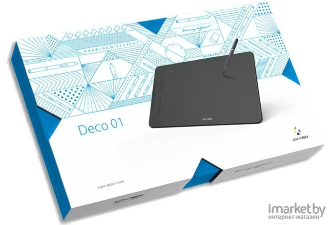 Графический планшет XP-Pen Deco 01 черный [DECO01]