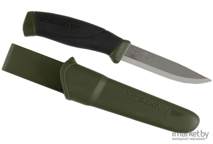 Туристический нож Morakniv Companion зеленый/черный (11827)