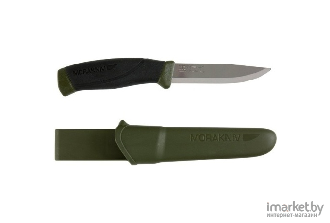 Туристический нож Morakniv Companion зеленый/черный (11827)