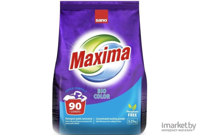 Стиральный порошок Sano Maxima Bio Color 1.25 кг