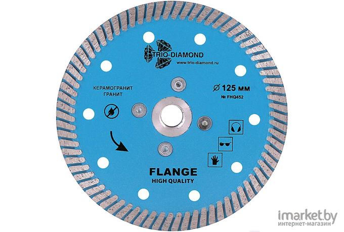 Отрезной круг Trio Diamond 125х10мм М14 по керамике Turbo hot press Гранит [FHQ452]