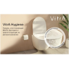 Унитаз Vitra Zentrum Rim-Ex с сиденьем микролифт [5795B003-0075+801-003-009]