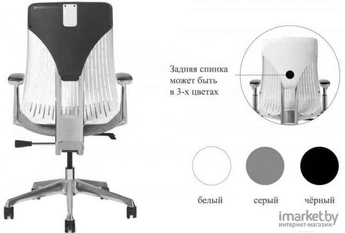 Офисное кресло Comf-Pro Truly без подголовника черный