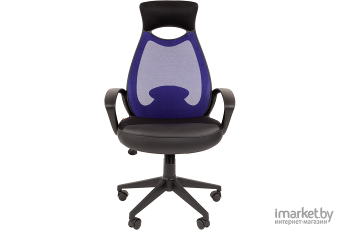 Офисное кресло CHAIRMAN 840 TW-05 черный/синий