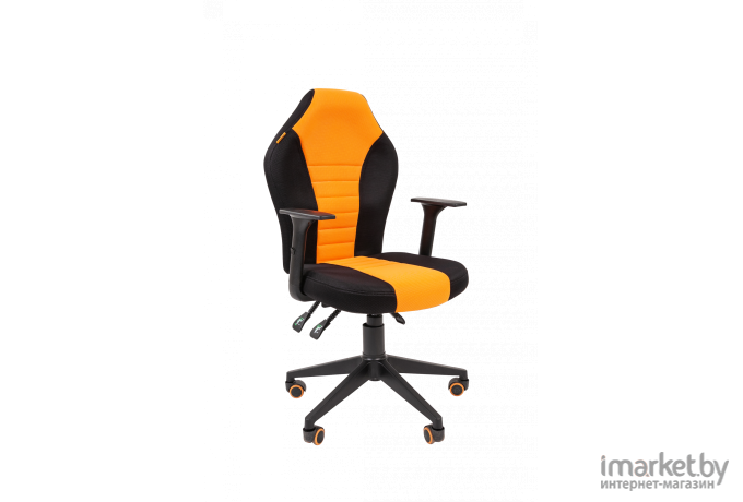 Офисное кресло CHAIRMAN Game 8 черный/оранжевый [7027139]