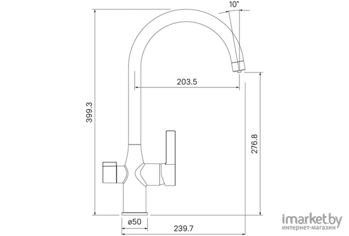 Смеситель Iddis Pure [PURSBFJi05]