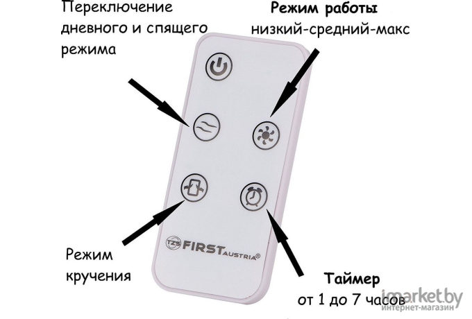 Вентилятор First Austria White [FA-5560-1]
