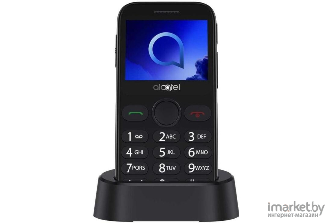 Мобильный телефон Alcatel 2019G Black/Metallic Gray [2019G-3AALRU1]