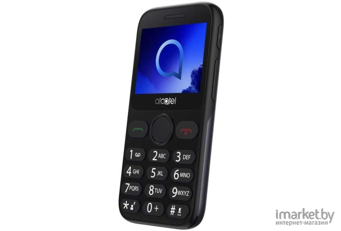 Мобильный телефон Alcatel 2019G Black/Metallic Gray [2019G-3AALRU1]