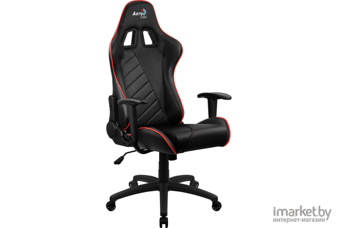 Офисное кресло AeroCool AC110 AIR Black/Red [4718009155213]