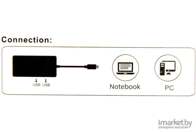 USB-хаб Vcom DH302C