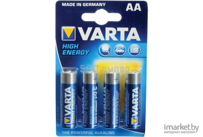 Комплект батареек Varta High Energy AAA