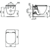 Унитаз Ideal Standard Tesi [T007901]