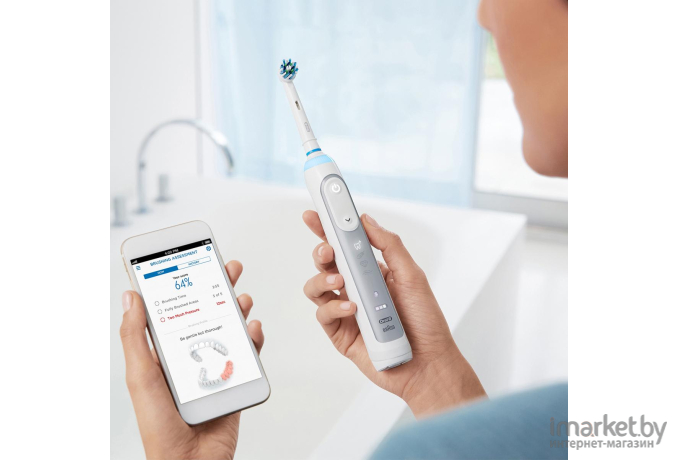 Электрическая зубная щетка Braun Oral-B Genius 8000 белый