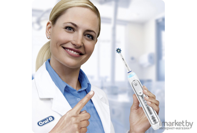 Электрическая зубная щетка Braun Oral-B Genius 8000 белый