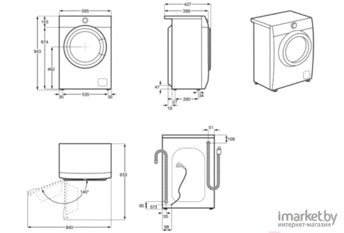 Стиральная машина Electrolux EW6S3R26SI