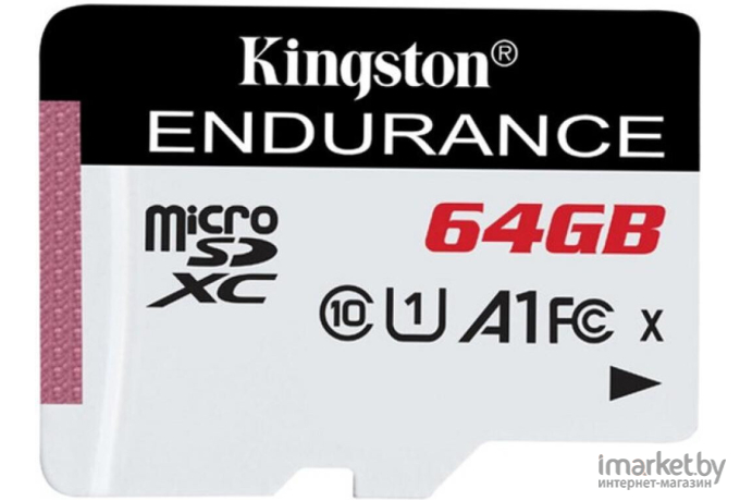 Карта памяти Kingston microSDHC 64Gb Class10 [SDCE/64GB]