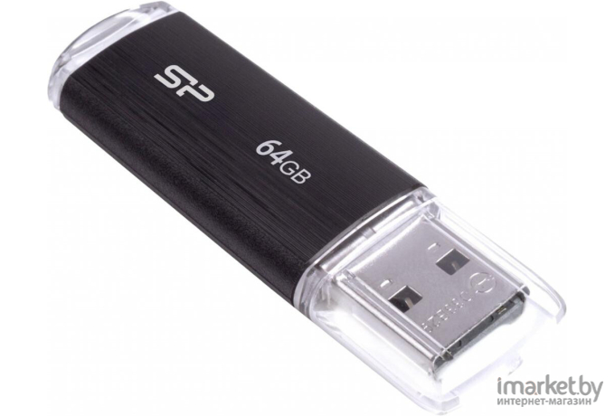 Usb flash Silicon-Power Ultima U02 64Gb Black [SP064GBUF2U02V1K]