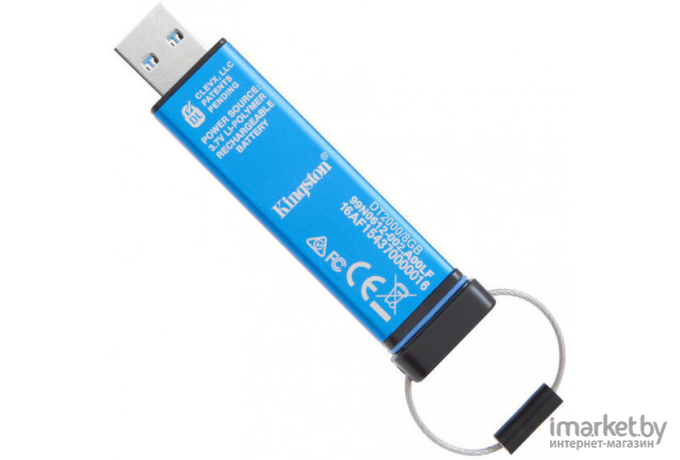 Usb flash Kingston DataTraveler 2000 8Gb синий [DT2000/8GB]