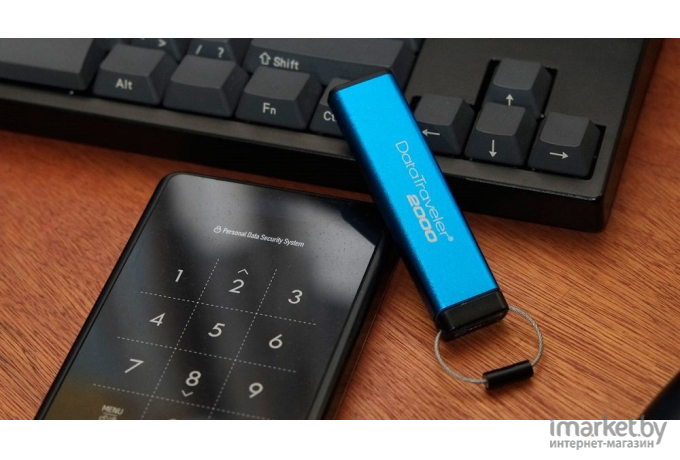 Usb flash Kingston DataTraveler 2000 8Gb синий [DT2000/8GB]