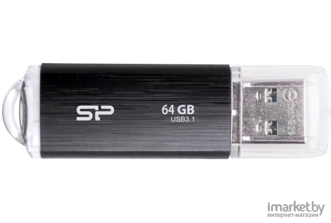 Usb flash Silicon-Power Blaze B02 64Gb Black [SP064GBUF3B02V1K]