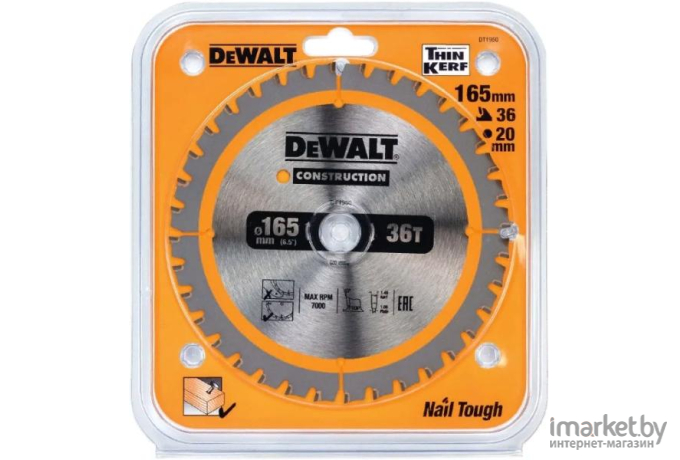 Диск пильный DeWalt DT1950