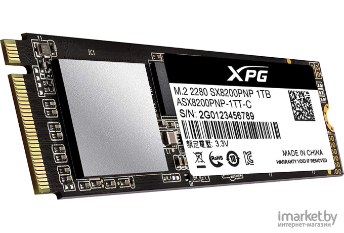 SSD диск A-Data 1.0Tb SX8200 Pro [ASX8200PNP-1TT-C]