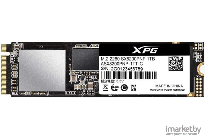 SSD диск A-Data 1.0Tb SX8200 Pro [ASX8200PNP-1TT-C]