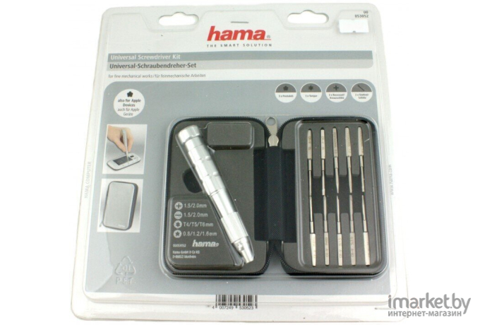 Набор отверток Hama UniversalScrew 11 предметов [00053052]