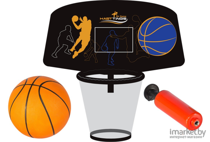 Батут Hasttings Air Game Basketball 10 ft-305 см с защитной сеткой и лестницей