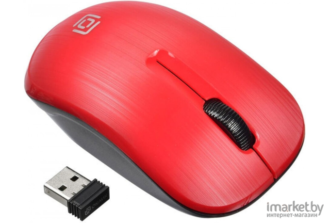 Мышь Oklick 525MW красный