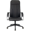 Офисное кресло Бюрократ CH-608/BLACK искусст.кожа/ткань черный
