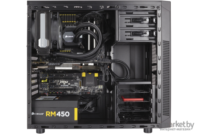 Корпус для компьютера Corsair Carbide Series 100R Black [CC-9011075-WW]