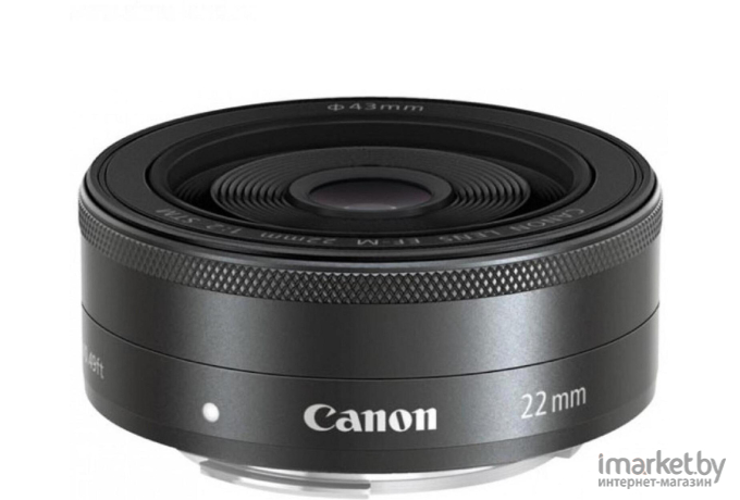 Объектив Canon EF-M STM 22 mm f/2 Macro черный [5985B005]